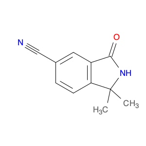 1H-Isoindole-5-carbonitrile, 2,3-dihydro-1,1-dimethyl-3-oxo-