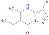 Pyrazolo[1,5-a]pyrimidin-7(4H)-one, 3-bromo-6-ethyl-5-methyl-