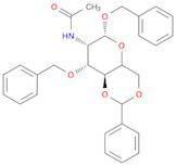 β-D-Glucopyranoside, phenylmethyl 2-(acetylamino)-2-deoxy-3-O-(phenylmethyl)-4,6-O-(phenylmethylen…