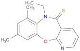 Pyrido[2,3-b][1,5]benzoxazepine-5(6H)-thione, 6-ethyl-7,9-dimethyl-