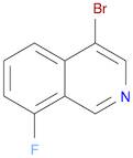 Isoquinoline, 4-bromo-8-fluoro-