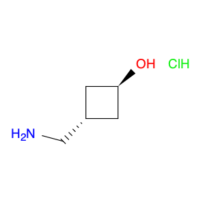 Cyclobutanol, 3-(aminomethyl)-, hydrochloride (1:1), trans-