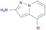 Pyrazolo[1,5-a]pyridin-2-amine, 4-bromo-