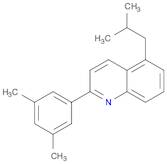 Quinoline, 2-(3,5-dimethylphenyl)-5-(2-methylpropyl)-