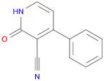 3-Pyridinecarbonitrile, 1,2-dihydro-2-oxo-4-phenyl-