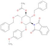 β-D-Glucopyranoside, 4-methoxyphenyl 2-deoxy-2-(1,3-dihydro-1,3-dioxo-2H-isoindol-2-yl)-3,6-bis-O-…