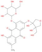 9,10-Anthracenedione, 3-(D-apio-β-D-furanosyloxy)-1-(β-D-glucopyranosyloxy)-8-hydroxy-6-methyl-