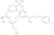 Acetic acid, 2-[[8-[4-(4-fluorophenyl)-1-methylbutyl]-1,3,4,5-tetrahydro-5,5-dimethyl-2-[2-(methyl…