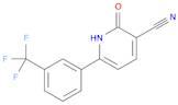 3-Pyridinecarbonitrile, 1,2-dihydro-2-oxo-6-[3-(trifluoromethyl)phenyl]-