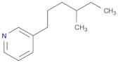 Pyridine, 3-(4-methylhexyl)-