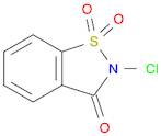 1,2-Benzisothiazol-3(2H)-one, 2-chloro-, 1,1-dioxide