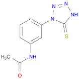 Acetamide, N-[3-(2,5-dihydro-5-thioxo-1H-tetrazol-1-yl)phenyl]-