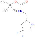 Carbamic acid, N-[[(2R)-4,4-difluoro-2-pyrrolidinyl]methyl]-, 1,1-dimethylethyl ester