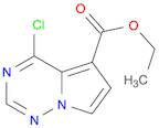 Pyrrolo[2,1-f][1,2,4]triazine-5-carboxylic acid, 4-chloro-, ethyl ester