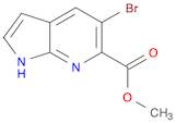 1H-Pyrrolo[2,3-b]pyridine-6-carboxylic acid, 5-bromo-, methyl ester