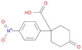 Cyclohexanecarboxylic acid, 1-(4-nitrophenyl)-4-oxo-