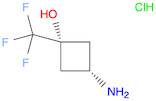 Cyclobutanol, 3-amino-1-(trifluoromethyl)-, hydrochloride (1:1), cis-