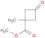 Cyclobutanecarboxylic acid, 1-methyl-3-oxo-, methyl ester