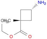 Cyclobutanecarboxylic acid, 3-amino-1-methyl-, ethyl ester, cis-