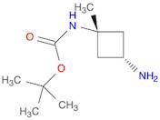 Carbamic acid, N-(cis-3-amino-1-methylcyclobutyl)-, 1,1-dimethylethyl ester