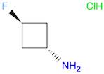 Cyclobutanamine, 3-fluoro-, hydrochloride (1:1), trans-