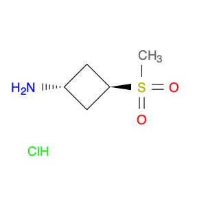 Cyclobutanamine, 3-(methylsulfonyl)-, hydrochloride (1:1), trans-