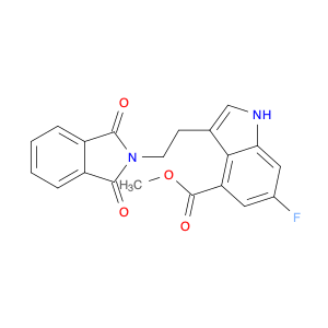 1H-Indole-4-carboxylic acid, 3-[2-(1,3-dihydro-1,3-dioxo-2H-isoindol-2-yl)ethyl]-6-fluoro-, methyl…