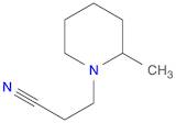 1-Piperidinepropanenitrile, 2-methyl-