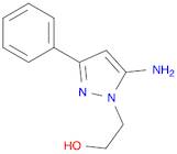 1H-Pyrazole-1-ethanol, 5-amino-3-phenyl-