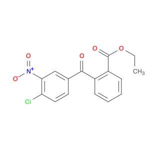 Benzoic acid, 2-(4-chloro-3-nitrobenzoyl)-, ethyl ester