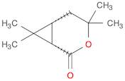 3-Oxabicyclo[4.1.0]heptan-2-one, 4,4,7,7-tetramethyl-, (1S-cis)- (9CI)