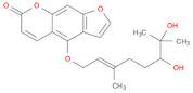 7H-Furo[3,2-g][1]benzopyran-7-one, 4-[[(2E)-6,7-dihydroxy-3,7-dimethyl-2-octen-1-yl]oxy]-