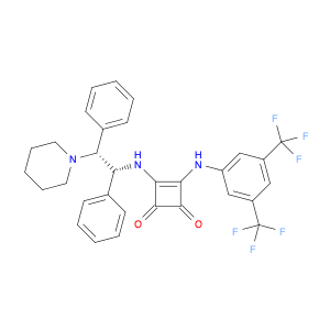 3-Cyclobutene-1,2-dione, 3-[[3,5-bis(trifluoromethyl)phenyl]amino]-4-[[(1R,2R)-1,2-diphenyl-2-(1-p…