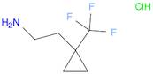 Cyclopropaneethanamine, 1-(trifluoromethyl)-, hydrochloride (1:1)