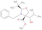 4-Oxazolidinecarboxylic acid, 2-(1,1-dimethylethyl)-4-(1-hydroxy-2-methylpropyl)-3-(phenylmethyl)-…