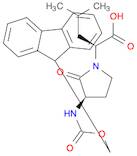 1-Pyrrolidineacetic acid, 3-[[(9H-fluoren-9-ylmethoxy)carbonyl]amino]-α-(2-methylpropyl)-2-oxo-, (…