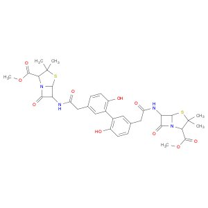 4-Thia-1-azabicyclo[3.2.0]heptane-2-carboxylic acid, 6,6'-[(6,6'-dihydroxy[1,1'-biphenyl]-3,3'-diy…