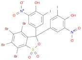 Phenol, 4,4'-(4,5,6,7-tetrabromo-1,1-dioxido-3H-2,1-benzoxathiol-3-ylidene)bis[2-iodo-6-nitro- (9C…