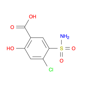 Benzoic acid, 5-(aminosulfonyl)-4-chloro-2-hydroxy-