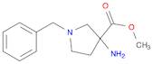 3-Pyrrolidinecarboxylic acid, 3-amino-1-(phenylmethyl)-, methyl ester