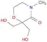 3-Morpholinone, 2,2-bis(hydroxymethyl)-4-methyl-