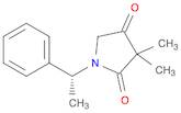 2,4-Pyrrolidinedione, 3,3-dimethyl-1-(1-phenylethyl)-, (R)- (9CI)