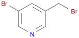 Pyridine, 3-bromo-5-(bromomethyl)-