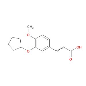 2-Propenoic acid, 3-[3-(cyclopentyloxy)-4-methoxyphenyl]-