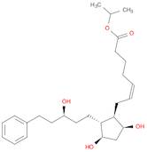 5-Heptenoic acid, 7-[(1R,2R,3R,5S)-3,5-dihydroxy-2-[(3S)-3-hydroxy-5-phenylpentyl]cyclopentyl]-, 1…