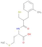 L-Methionine, N-[2-(mercaptomethyl)-3-(2-methylphenyl)-1-oxopropyl]-