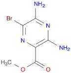 2-Pyrazinecarboxylic acid, 3,5-diamino-6-bromo-, methyl ester