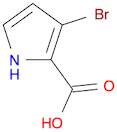 1H-Pyrrole-2-carboxylic acid, 3-bromo-