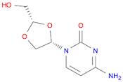 2(1H)-Pyrimidinone, 4-amino-1-[(2S,4S)-2-(hydroxymethyl)-1,3-dioxolan-4-yl]-