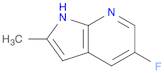 1H-Pyrrolo[2,3-b]pyridine, 5-fluoro-2-methyl-